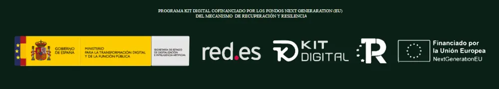 Gobierno de España · Ministerio para la Transformación Digital · red.es · Kit Digital · Financiado por la Unión Europea, NextGenerationEU